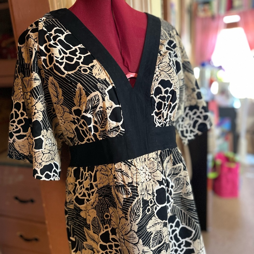 Blouse , Tunic With Elastic Back And Bow - image 5